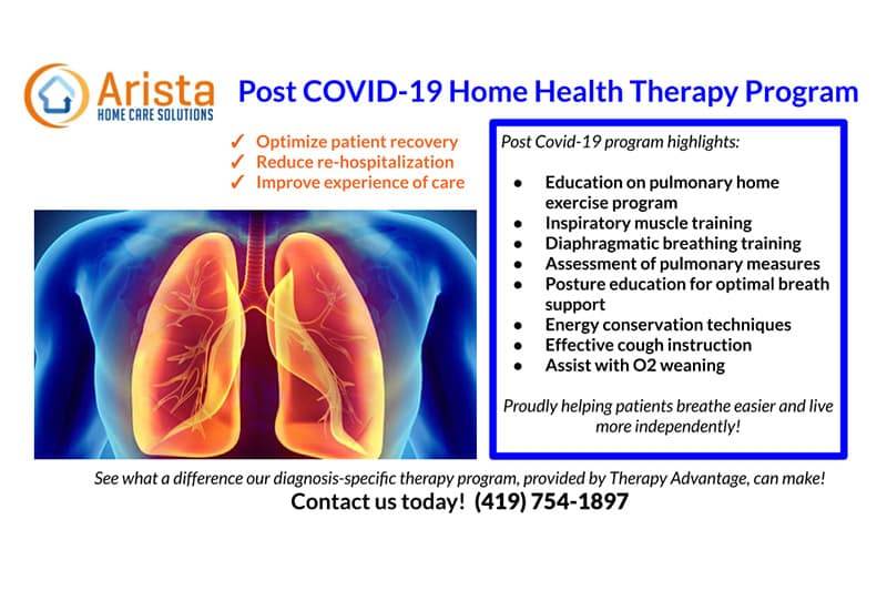 post covid-19 therapy flyer