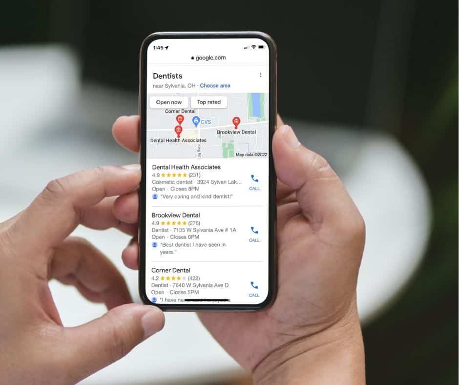 google search brimming design