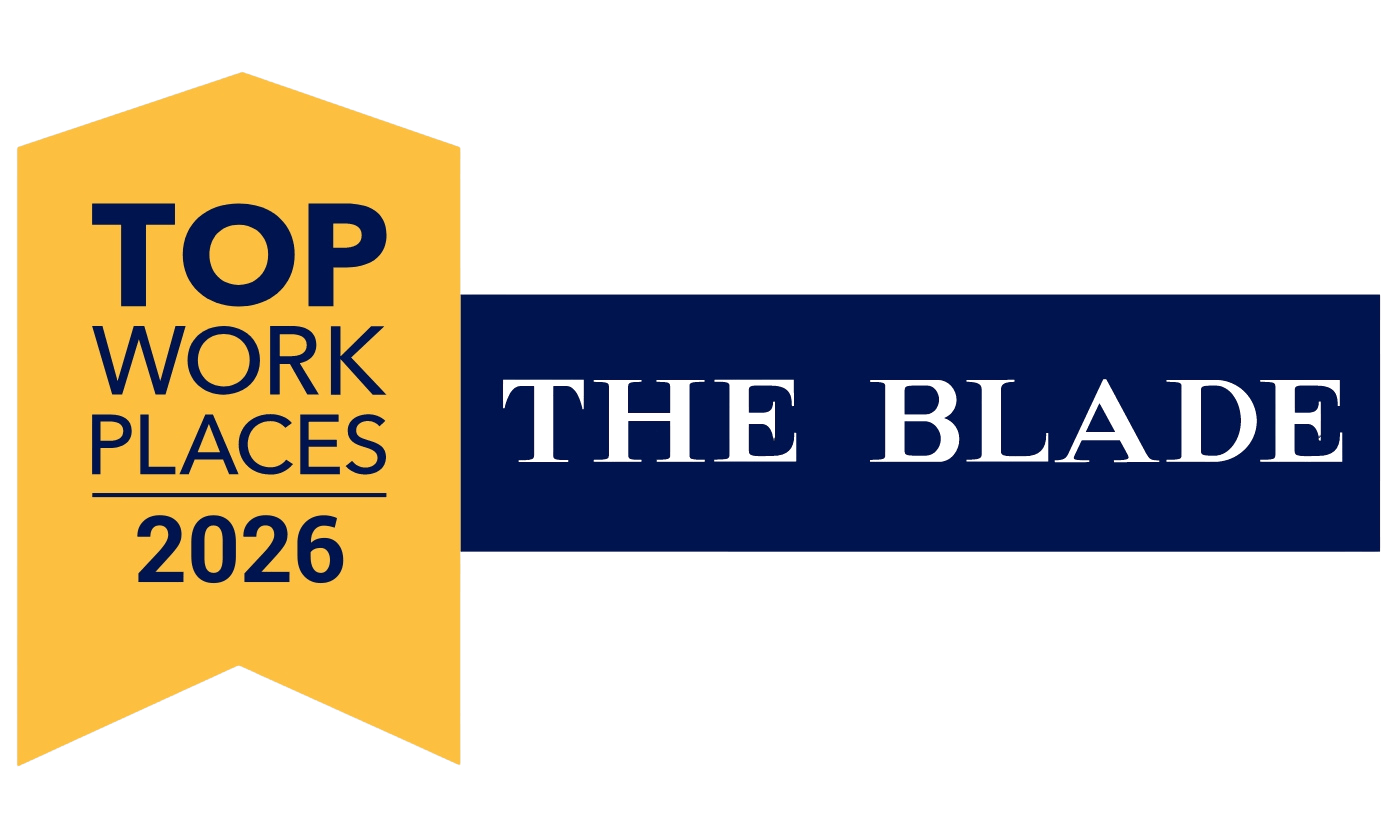 Toledo Blade Top Workplaces winner badge
